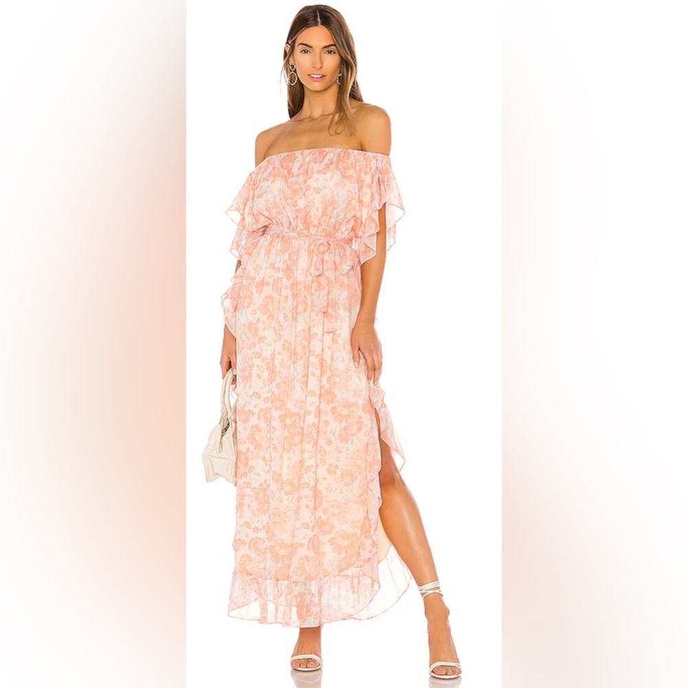 Tularosa Blaire Dress in Blush Poppy Floral
